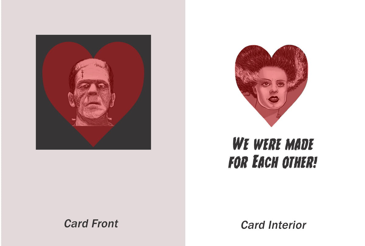 Villain-tines Horror Movie Valentine Card Set of Five