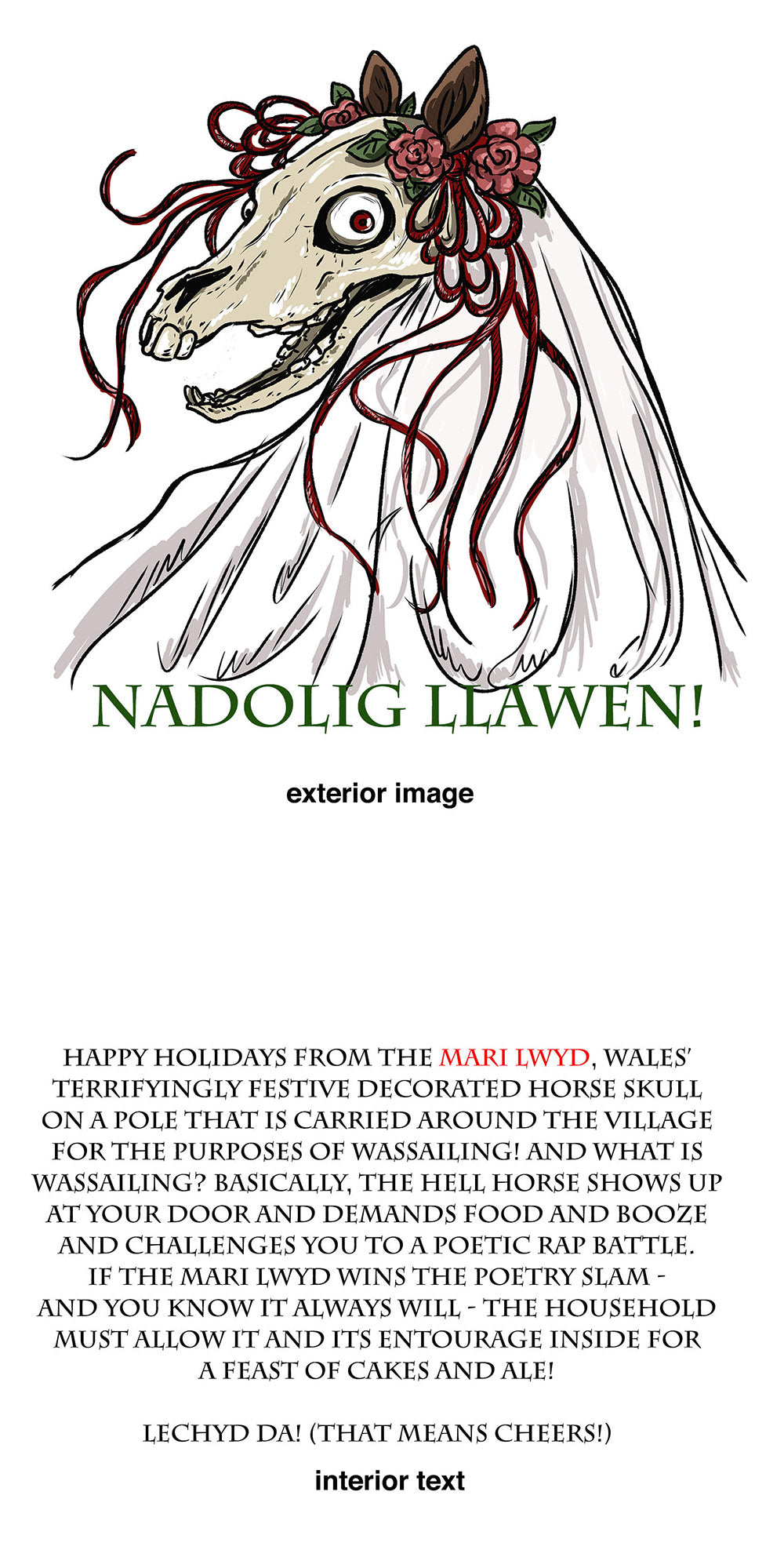 Folklore Holiday Card Set of Five