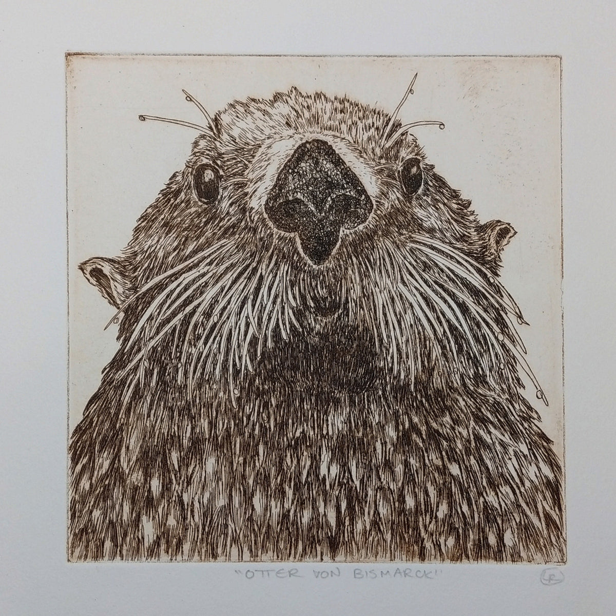Otter Etching